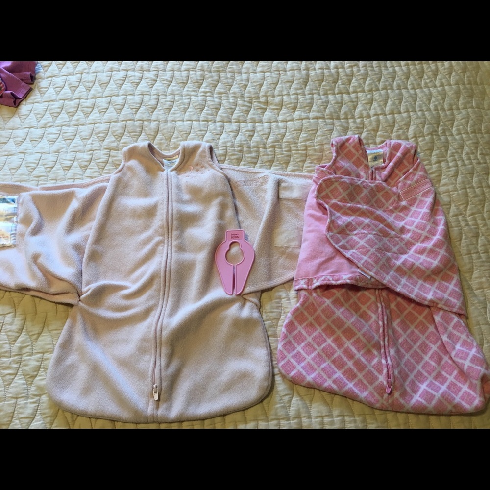 Girls NB Halo sleep sac (2)